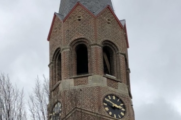 Restauratie toren PKN Kerk te Zaamslag