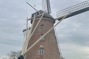 Restauratie molen de Harmonie te Biervliet