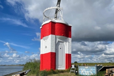 Restauratie oeverlicht Hoedekenskerke